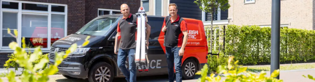 Servicetechnicus bij Mitsubishi Electric Alklima in Alblasserdam